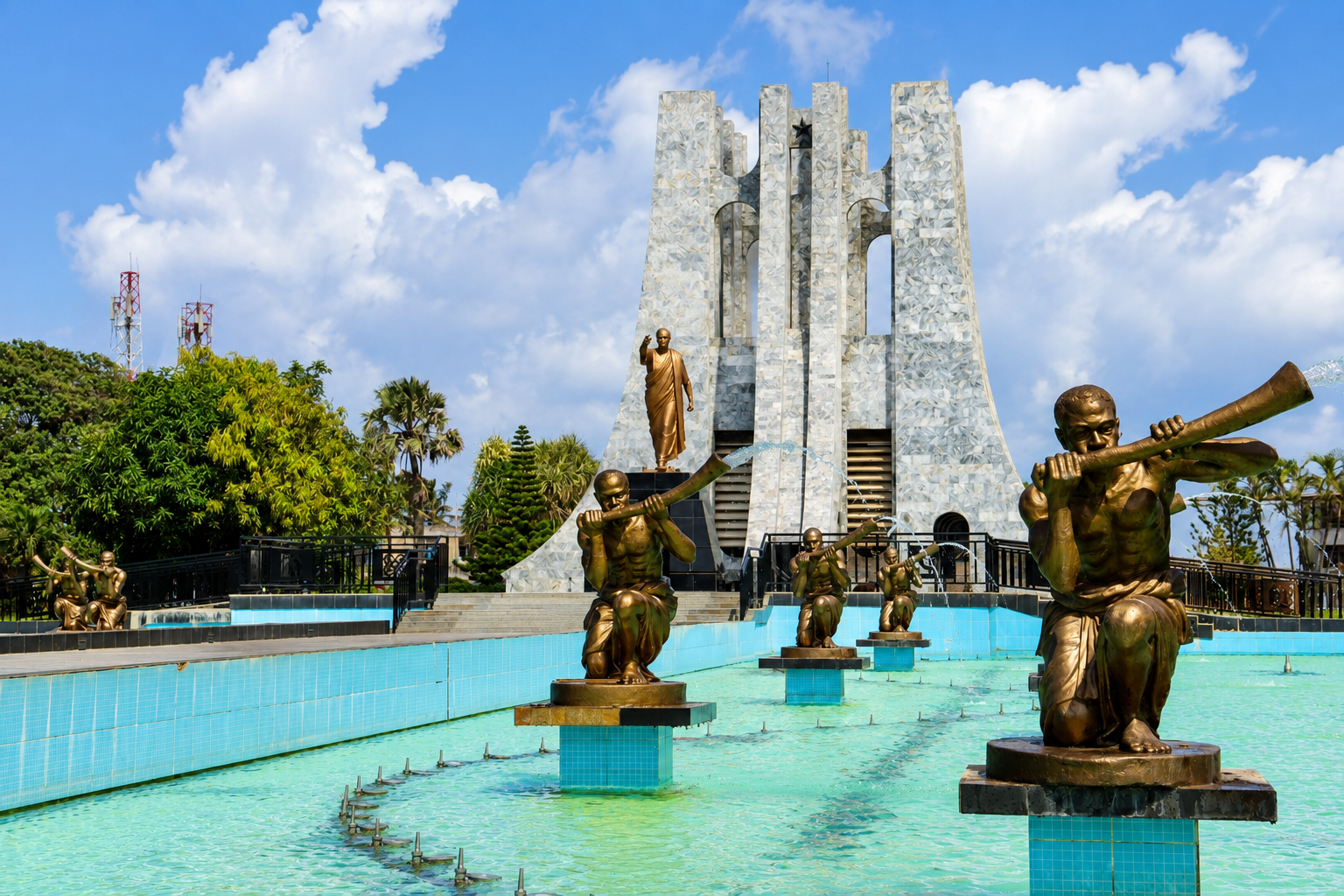 Kwame Nkrumah Mausoleum in Accra, Ghana